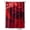 Red, variant on Fsddascl Blue Rose Shower Curtain Set - Small 36" x 72" Washable Bathtub Curtain with 12 Hooks, Elegance Fantasy Flowers Romantic Waterproof Fabric Stall Shower Curtains for Bathroom/Bathtub Décor