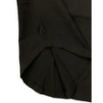 thumbnail image 2 of Cuts Clothing Men's Elongated Henley Long Sleeve Signature Slim Fit PYCA Pro Tee T-Shirt (Medium, Black), 2 of 2