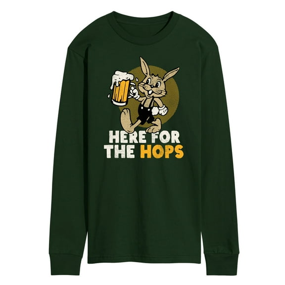 Instant Message - Here For The Hops - Men's Long Sleeve T-Shirt