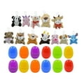 thumbnail image 3 of 12x Huevos de Pascua Precargados con Figuras de Cabezas de Animales de Peluche, Divertido Juego de Huevos Giratorios, Regalos de Juego Huevos de Pascu, 3 of 9