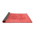 thumbnail image 2 of Ahgly Company Indoor Round Oriental Red Industrial Area Rugs, 5' Round, 2 of 4