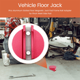 thumbnail image 4 of 1Pcs Aluminum Slotted Floor Magnetic Jack Pad Frame Rail Adapter for Pinch Weld Side Pad, 4 of 8
