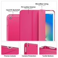 thumbnail image 4 of Funda MoKo para iPad 10,2 pulgadas de 7.ª, 8.ª y 9.ª generación, diseño delgado, color rosa, 4 of 9