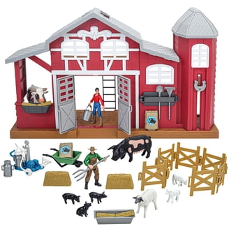 その他 Rangeas Jr T9G The Little hut how2work Li'l Woodzeez Toy Treehouse with Elevator 22pc - Treehouse Playset