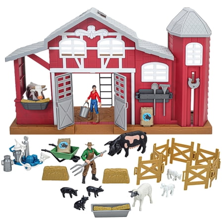 38-Piece Dairy Barn Playset