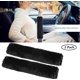 thumbnail image 2 of INCLUYE: juego de 2 piezas de almohadillas para el hombro para cinturón de seguridad de automóvil. Color: negro MATERIAL: hecho de lana de piel de oveja sintética suave de alta calidad, suav, 2 of 5