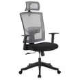 thumbnail image 3 of Ergonomic Office Chair with Adjustable Lumbar Support & Headrest, High Back Mesh Desk Chair with Flip-Up Armrests, Breathable & Comfortable Computer Chair for Home, Office & Study, 3 of 10