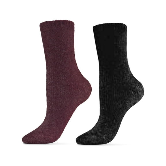 MeMoi Chenille Luxe Cozy Crew Sock 2 Pack - Mens - Male