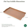 thumbnail image 5 of Griddle Grill Pan | 100% Ceramic Pan, Handmade, Non-Toxic, Eco-Friendly, Oven Safe 662F, 5 of 8