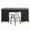 Black AB box, variant on CARTMAN Farmhouse Executive Office Desk Wooden Writing Table with Drawers Adjustable File Black AB box