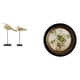 thumbnail image 1 of Figuras de pájaros y marcos de fotos de resina antiguos , esculturas decorativas ornamentadas para dormitorio, escritorio, entrada, decoración, 1 of 8