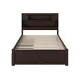 thumbnail image 4 of AFI Newport Full Wood Platform Bed with Footboard & 2 Storage Drawers in Espresso, 4 of 9