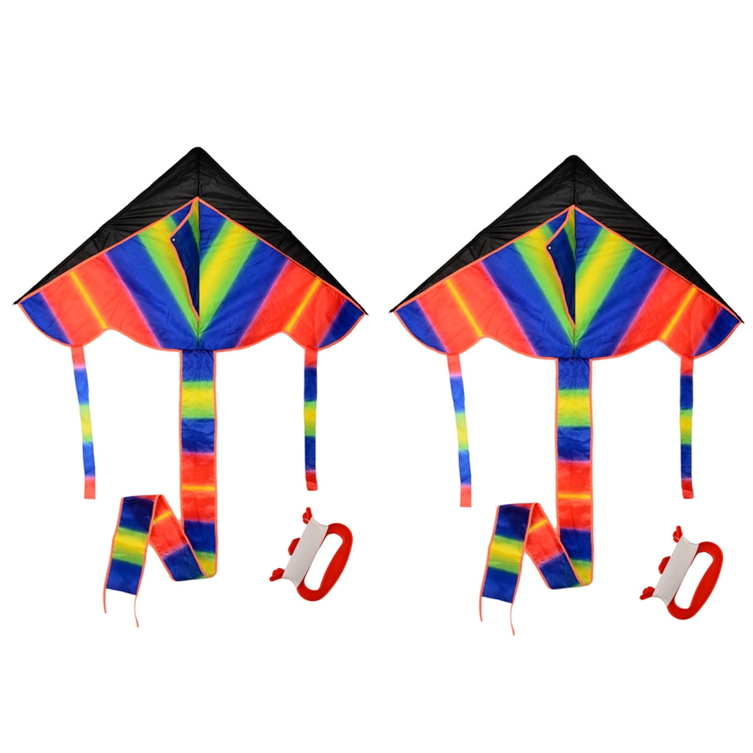 2Pieces Outdoor Flying Kite Sky Dancer Toy Polyester Fiberglass