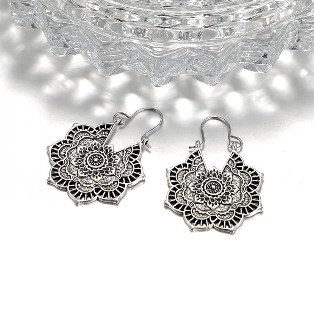 Women/'s Vintage Square Waterdrop Zircon Eardrop Dangle Earrings Sanwood Jewelry