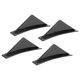 thumbnail image 5 of 4 piezas Kit de alerón de parachoques trasero Divisor con difusor de tornillo Accesorio de automóvil Estilo de fibra de carbono universal, 5 of 15