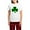 With Red Plaid Pant, variant on CafePress - Shamrock Ver6 Women's Light Pajamas - Women's Short Sleeve Print T-Shirt and Pants Light Cotton Pajama Set