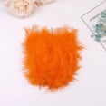 thumbnail image 1 of Nvzi 200 plumas esponjosas de 3,9 a 5,9 pulgadas para hacer manualidades, decoración de bodas y fiestas, color naranja, 1 of 5