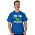 thumbnail image 4 of Funny Dino Puns Are Pterrible Joke Men's Graphic T Shirt Tees Brisco Brands L, 4 of 6