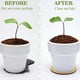 thumbnail image 3 of Bewildely Tapetes para plantas Natural Ligero Nuevo estilo Aspecto exquisito Larga vida útil Círculos de corcho de moda de alto rango Almacenamiento y organización del hogar 10 pulgadas, 3 of 6