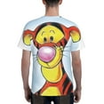 thumbnail image 2 of Tigger Men's T Shirts Cartoon Graphic Short Sleeve Tees Novelty Casual Unisex Adults Tee Shirt Tops, 2 of 8