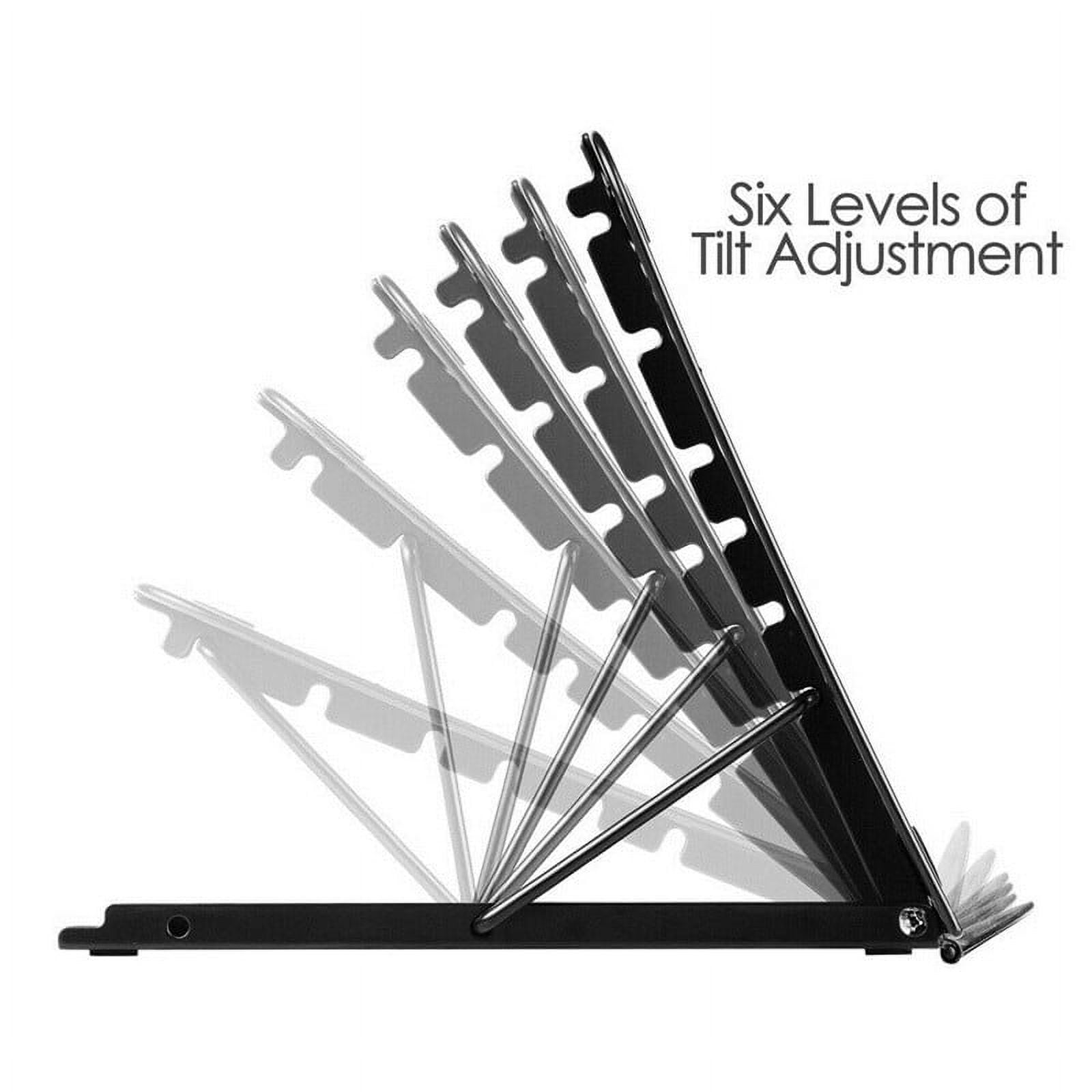 6 Angles Adjustable Laptop Stand, Foldable Ventilated Desk Laptop Stand Holder for Home/Office,Compatible with Laptop (10 inch-15 inch)