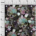 thumbnail image 2 of oneOone Silk Tabby Wine Fabric Skull Sewing Craft Projects Fabric Prints By Yard 42 Inch Wide, 2 of 5