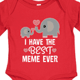 thumbnail image 4 of Inktastic Best Meme Ever Grandchild Boys or Girls Long Sleeve Baby Bodysuit, 4 of 5