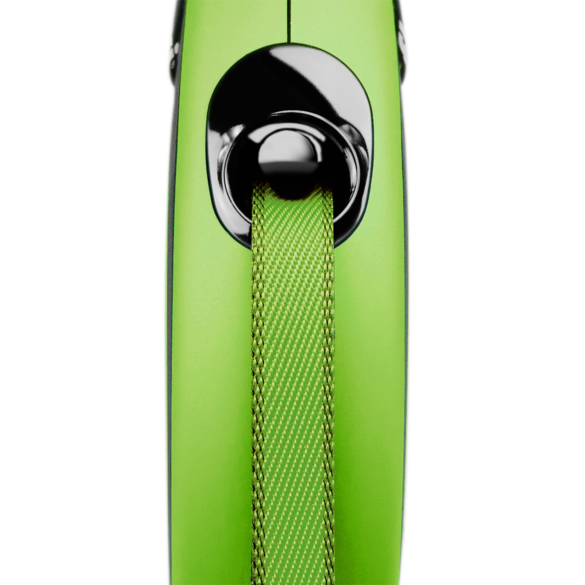 Flexi New Comfort Tape Retractable Dog Leash, 16 ft, Small,  Green. For Dogs up to 33 lbs.