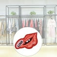 thumbnail image 3 of 2pcs DIY Embroidered Sequins Red Lips Patch Sewing Sticker For Clothing Bags Hats  Type B, 3 of 8