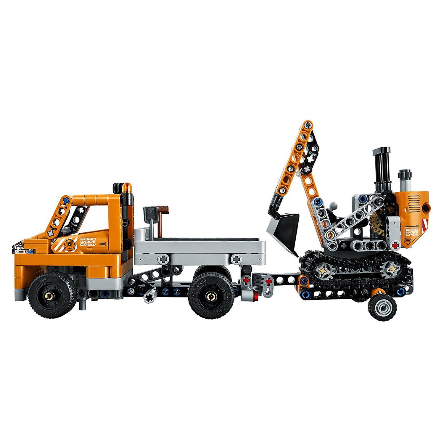få ufuldstændig regiment LEGO 42060 Technic Roadwork Construction Crew Truck & Vehicle Building  Block Set - Walmart.com