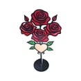 thumbnail image 2 of YiBai Valentine's Day Love Rose Decoration Home Decoration Garden Decoration Iron Metal Insert, A, 2 of 8