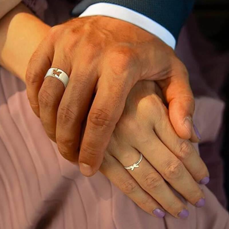 Couple Rings Friendship Promise Ring