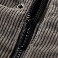 thumbnail image 4 of kpoplk Men's Puffer Vest Casual Outdoor Stand Collar Quilted Padded Vest Jacket Coat Grey,XL, 4 of 7
