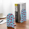 thumbnail image 5 of Picia Strawberries Pattern Wood Bookends for Shelves,Non-slip Bookends, Heavy Duty Wooden Bookend Support,1 Pair, 5 of 8