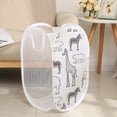 thumbnail image 3 of Hotaey Laundry Hamper Baby Girls Laundry Baskets Mesh Dirty Clothes Hamper, 3 of 6