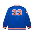 thumbnail image 3 of Men's-Mitchell & Ness Patrick Ewing Royal New York Knicks NBA Legends Full-Snap Satin Jacket, 3 of 7
