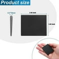thumbnail image 6 of Triani 14Pcs Corner Door Seal Weatherstripping Exterior Door Frame Seal Self-Adhesive Wedge Draft Stoppers Foam Pads Weather Stripping for Draft Protection(Black), 6 of 7