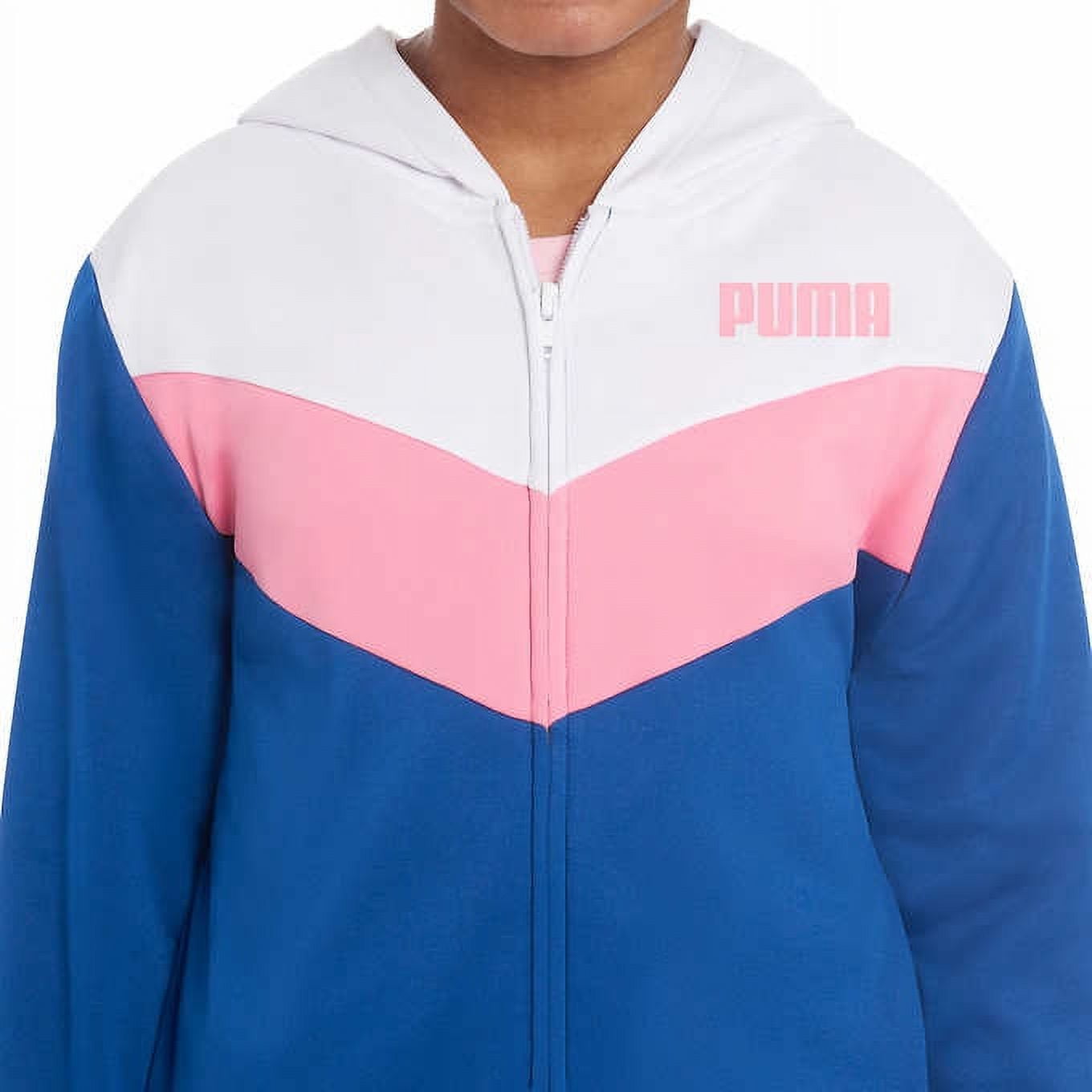 Girl 3pc Fleece Set Bl/Pk/Wh XS