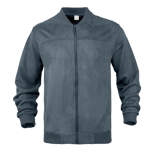 Jackets for Men, Zipper Flight Solid Color Splicing, Men's Jacket