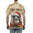 thumbnail image 5 of Merry Christmas Santa Miniature American Shepherd Scarf Twinkling Lights Xmas Holiday All Over Print 3D Shirt Unisex Merch MAS Dog Lover Gifts - 00022, 5 of 6