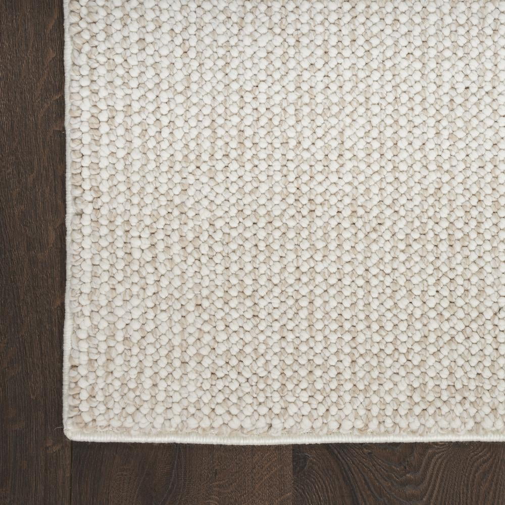 Nourison Textured Home All-over design Ivory Beige 5'3" x 7' Area Rug (5x7)