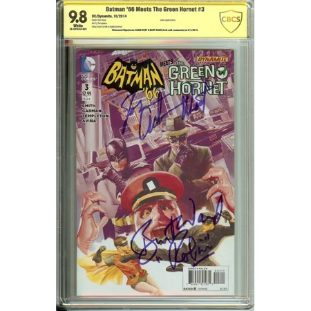 Batman 66 Meets The Green Hornet #3 Adam West and Burt Ward CBC CBCS 9.8