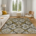 thumbnail image 7 of Addison Rugs Mayfield Premium Machine Washable Transitional Panels Brown Rectangle Rug, 9' x 12', 7 of 7