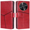thumbnail image 1 of Gift compatible Huawei nova 12i 4G Magnetic Phone Case PU Leather Geometric Splicing Stand Cover, 1 of 5