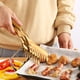 thumbnail image 4 of Uuiauoio Pasta Tongs,spaghetti tongs,Stainless Steel Kitchen Utensil for Spaghetti, Lasagna, Salad & Sliced Foods, Serrated Tips for Easy Lifting, Secure Grip & Draining, 4 of 6