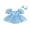 Blue, variant on BemeyourBBs Newborn Baby Girl 3D Flower Romper Dress 2 Piece Outfits Short Sleeve Princess Tutu Dress with Cute Headband Set Cute Infant Summer Clothes