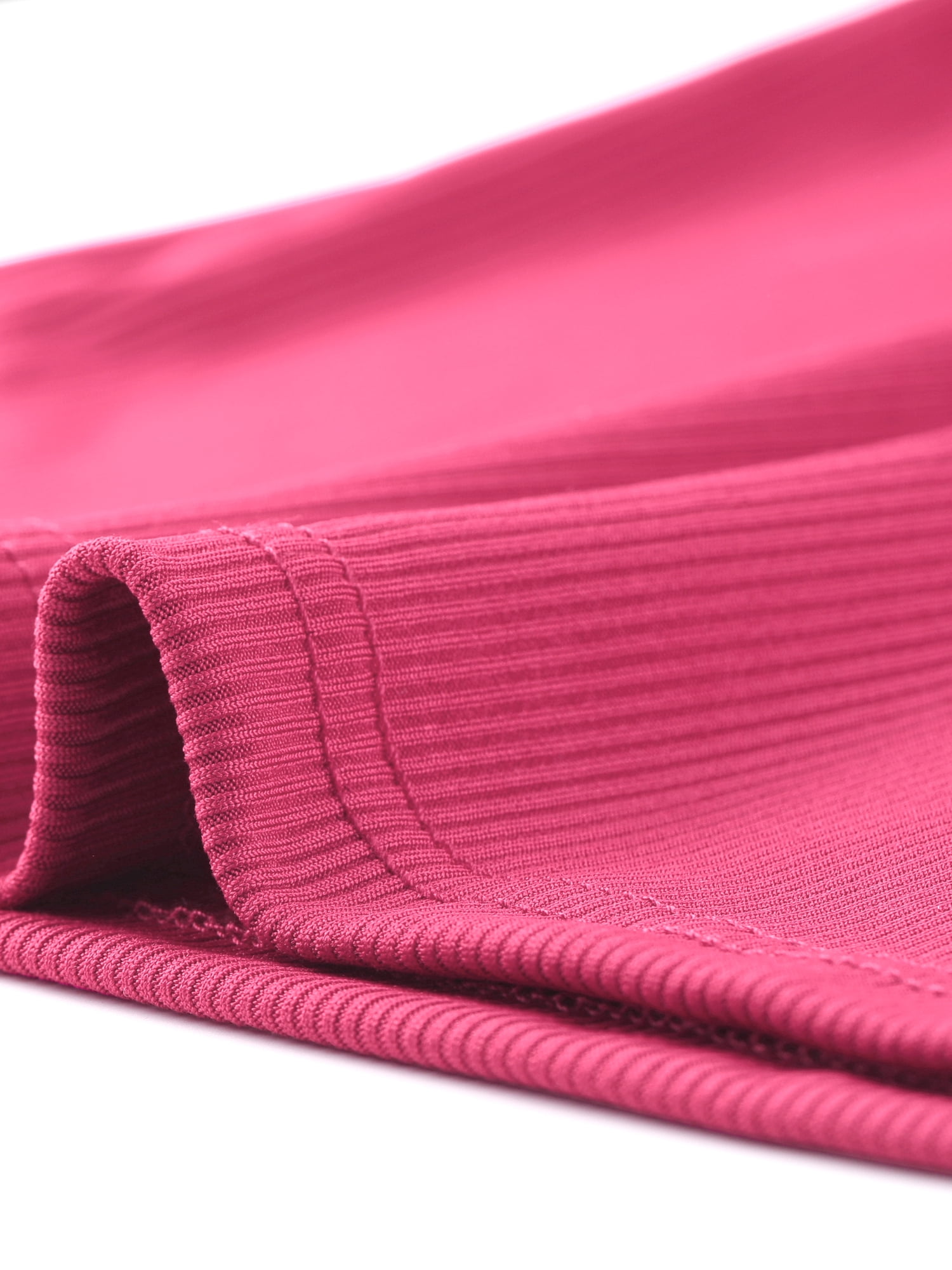 DARING DIVA Bodycon Slim Fit Casual Knitted Mini Dress S Hot Pink
