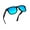 A-Black frame/Blue lens, variant on Joopin Square Sunglasses Polarized UV Protection Retro Trendy Designer Sun Glasses Men Women (Black)