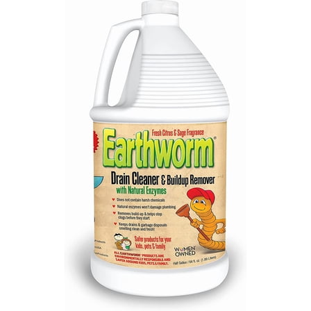 Drain Cleaner - Drain Deodorizer - Natural and Family-Safe - 64 fl oz