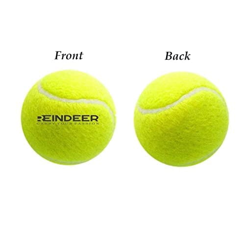 REINDEER Light Weight Rubber Cricket & Tennis Ball (Pack of 2)